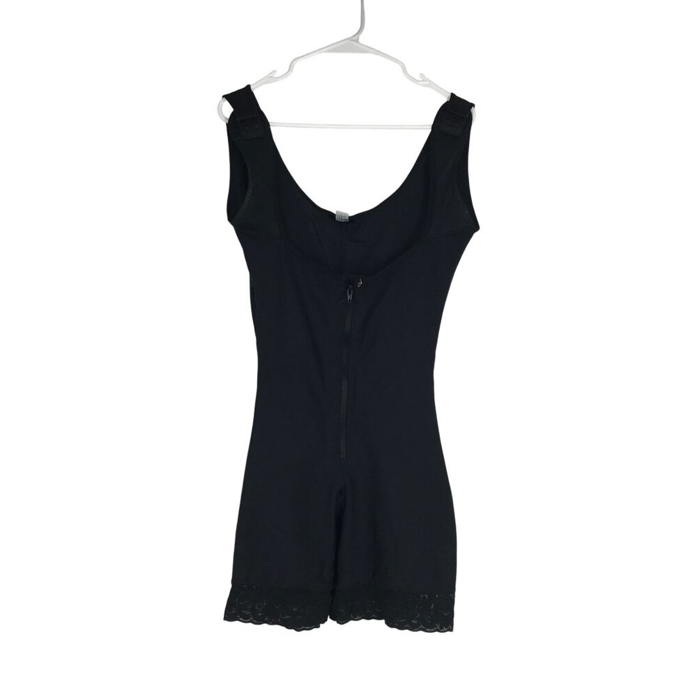 FAJA - WOMEN'S XLARGE - BLACK FULL ZIP SURGICAL COMPRESSION SHAPEWEAR GARMET